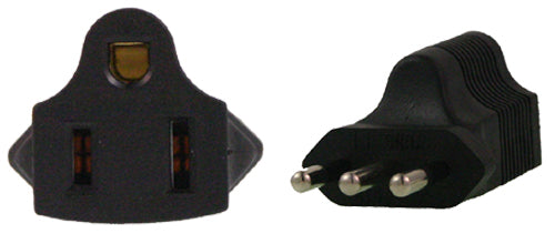InLine US 3 Pin to Italy 3 Pin Plug Adapter