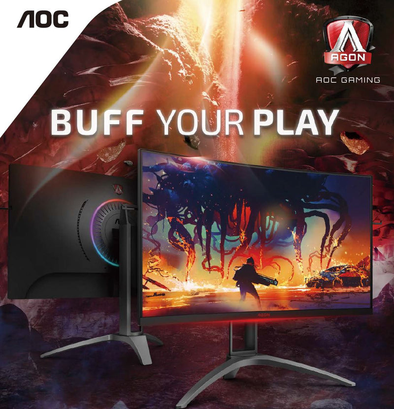 AOC AG323QCXE computer monitor 80 cm (31.5") 2560 x 1440 pixels Quad HD Black