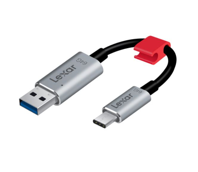 Lexar JumpDrive C20c 64GB USB 3.1 & TypeC Flash Drive - Upto 150MB/s