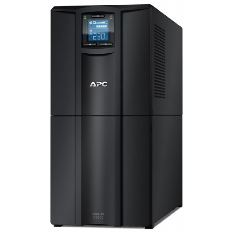 APC SMART UPS (SMC), 3000VA, IEC(8), USB, SERIAL, LCD, TOWER15AMP, 2YR WTY