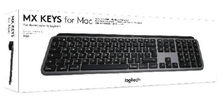 Logitech MX Keys for Mac keyboard RF Wireless + Bluetooth Graphite