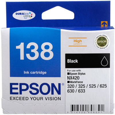 Epson 138 ink cartridge 1 pc(s) Original Black