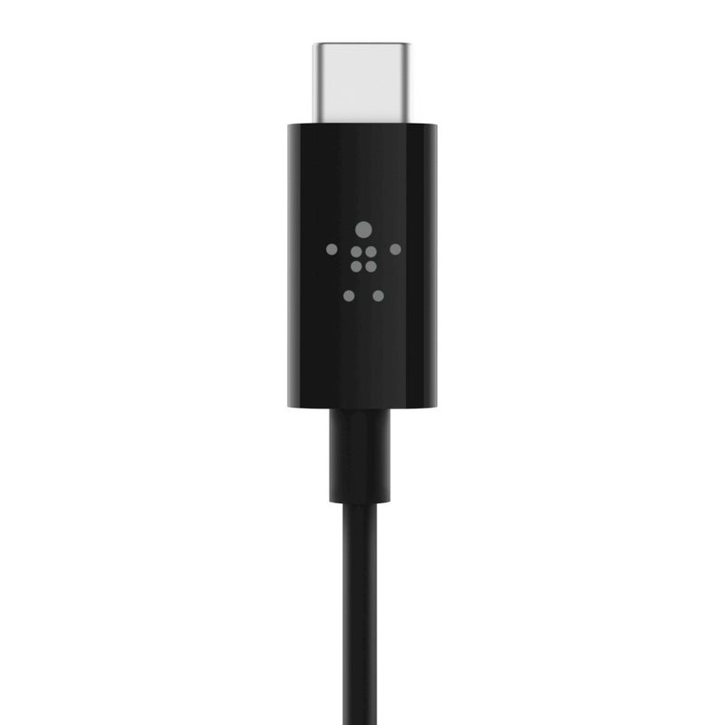 Belkin RockStar™ 3.5mm with USB-C™ Connector audio cable USB C Black