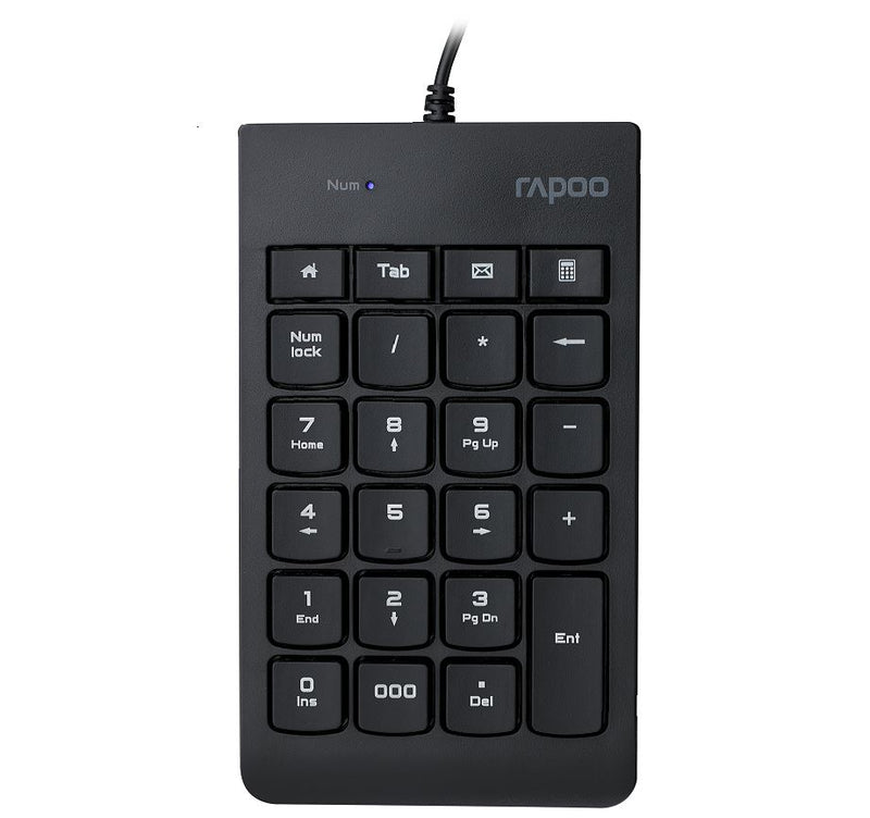 Rapoo K10 numeric keypad Universal USB Black