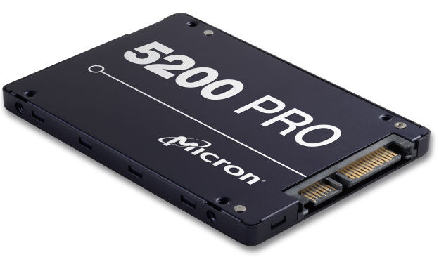 Crucial Micron 5200 PRO 960GB 2.5' SATA3 6Gbps 2DWPD SSD 3D TLC NAND 540R/520W MB/s 95K/32K IOPS 7mm Server