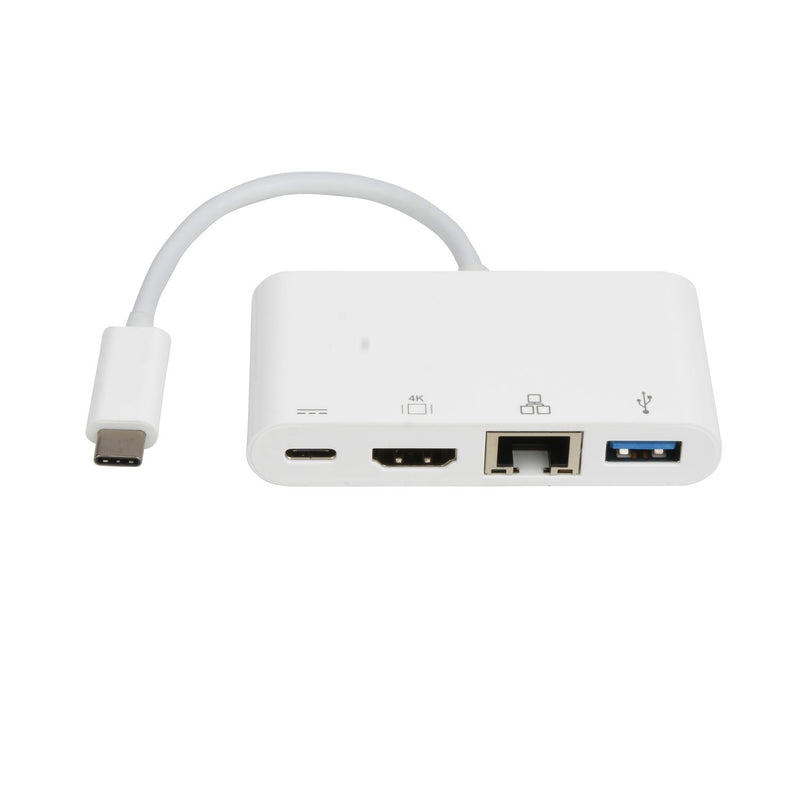 8WARE USB Type-C to USB 3.0, Gigabit Ehternet, HDMI Type-C Charging Adapter