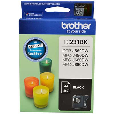 BROTHER LC231 INK CARTRIDGE BLACK