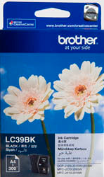 Brother LC39BK ink cartridge 1 pc(s) Original Standard Yield Photo black