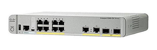 Cisco WS-C3560CX-8PC-S network switch Managed Gigabit Ethernet (10/100/1000) Power over Ethernet (PoE) White