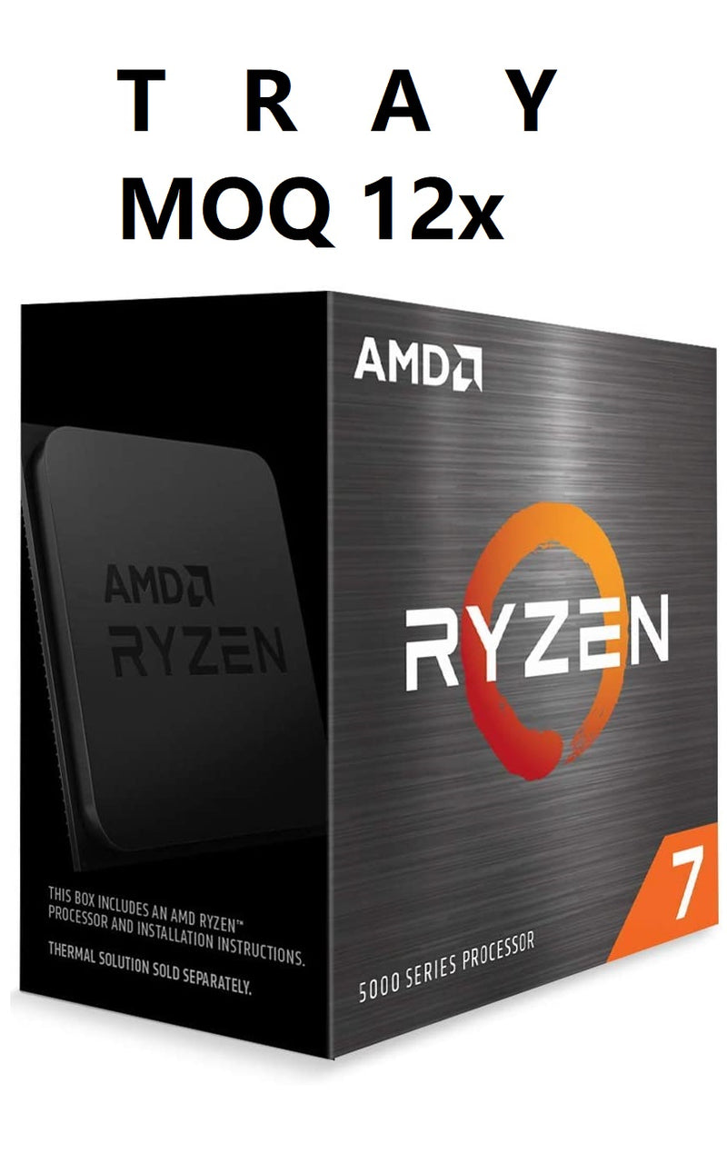 AMD-P (Clamshell Needed If Not Installed On MBs) AMD Ryzen 7 5800X 'TRAY' Zen 3 CPU 8C/16T TDP 105W No Fan