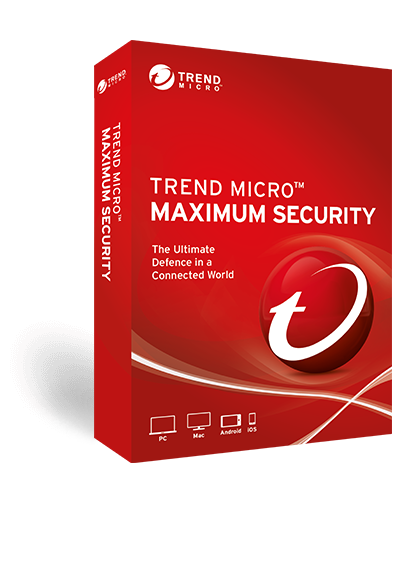 TREND MICRO Maximum Security (1-3 Devices) 12mth RetailMini Box