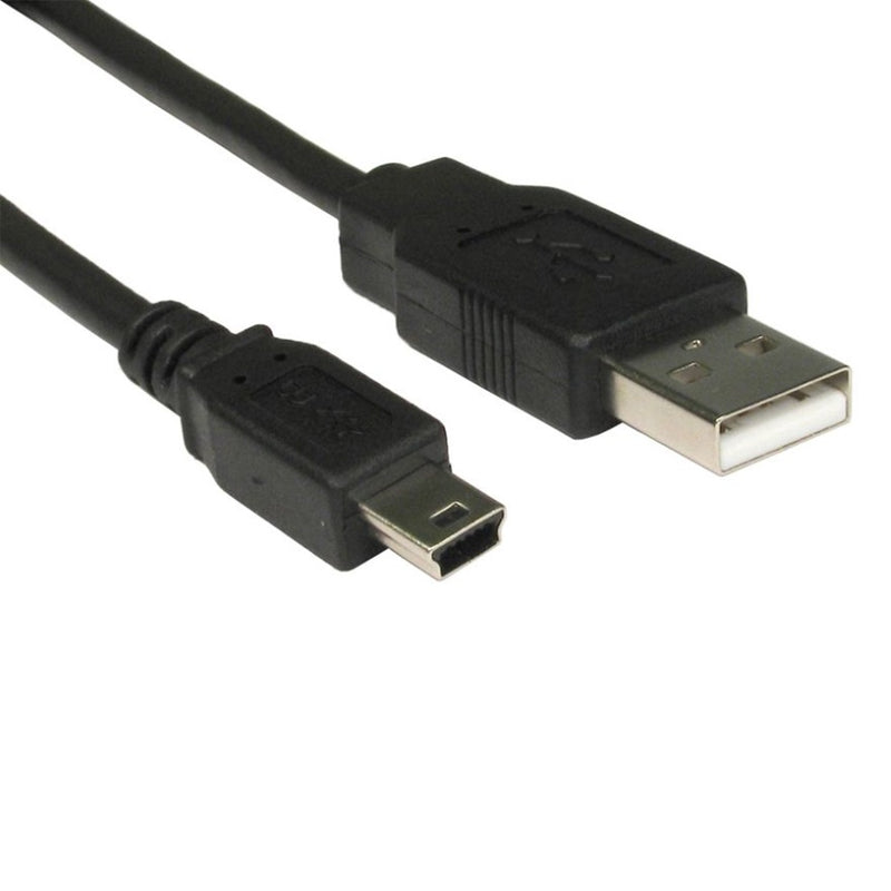 8WARE 10x 8Ware USB 2.0 Cable 1m A Male to Mini B Black