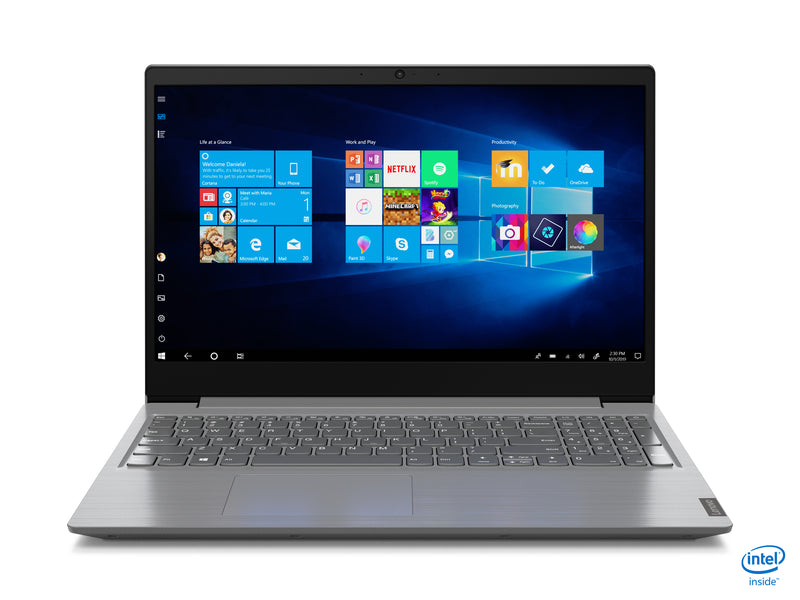 Lenovo V V15 Laptop 39.6 cm (15.6") HD Intel® Celeron® N N4020 8 GB DDR4-SDRAM 256 GB SSD Wi-Fi 5 (802.11ac) Windows 10 Home Grey