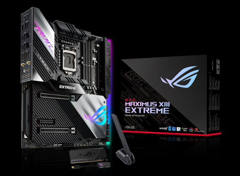 ASUS ROG MAXIMUS XIII EXTREME Intel Z590 EATX Motherboard 18+2 Power Stages, 5xM.2 slot, Dual Thunderbolt