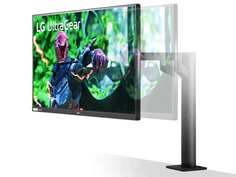 LG Monitor 27inch,UltraGear QHD Nano IPS 1ms 144Hz HDR G-SYNC Compatibility Monitor w/ Ergo Stand, 2560