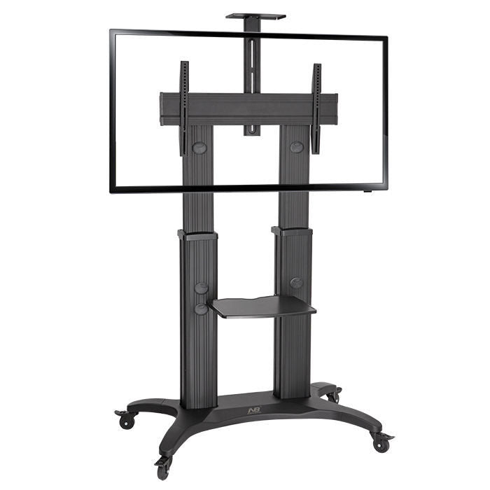 North Bayou HEIGHT ADJUSTABLE TROLLEY FOR TV SCREEN SIZE 60-85 MAX 56.8KG