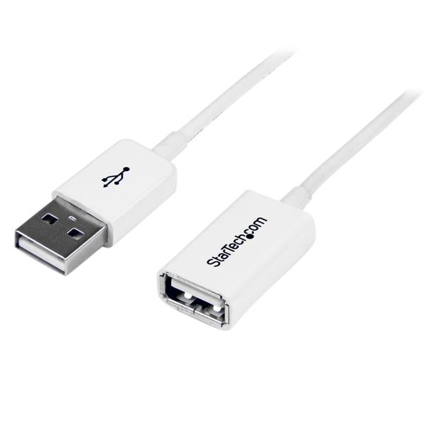 StarTech 1m White USB 2.0 Extension Cable A to A - M/F