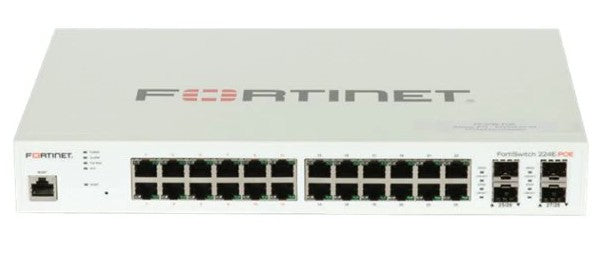 Fortinet FortiSwitch 224E-POE Managed L2/L3 Gigabit Ethernet (10/100/1000) White 1U Power over Ethernet (PoE)