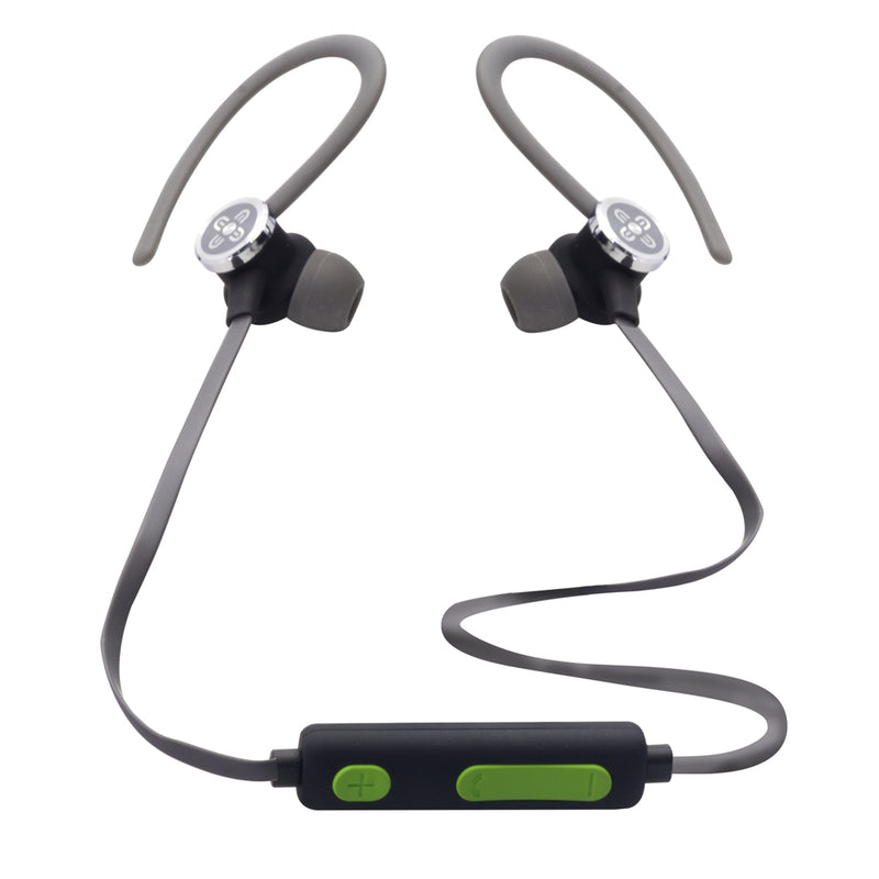 Moki EXO Active Headphones Wireless Ear-hook Sports Micro-USB Bluetooth Black, Grey