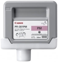 Canon PFI-301PM Pigment Photo Magenta ink cartridge Original
