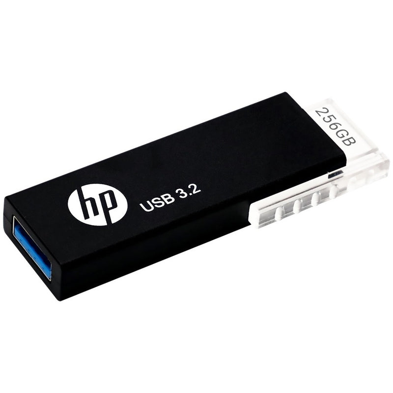 HP (LS) HP 718W 256GB USB 3.2 70MB/s Flash Drive Memory Stick Slide 0°C to 60°C 5V Capless Push-Pull Design External Storage (> HPFD712LB-256)