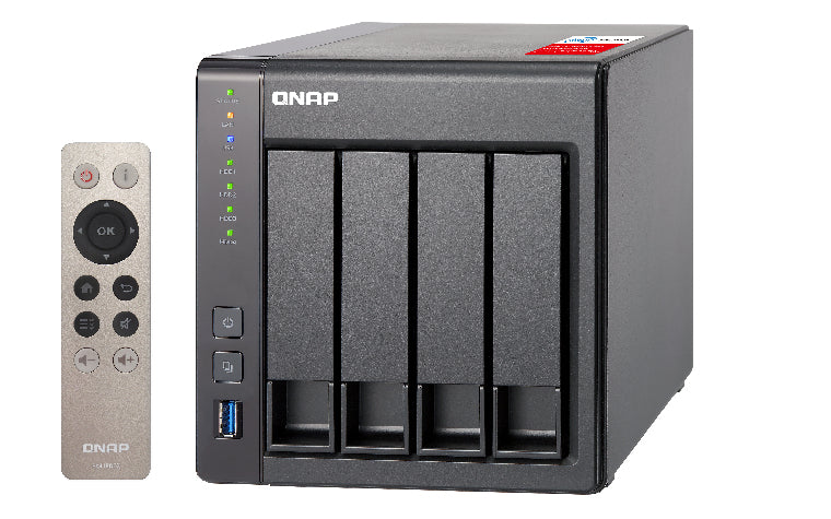 QNAP TS-451+ NAS Tower Ethernet LAN Black J1900