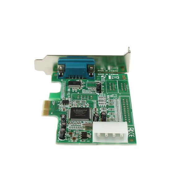 StarTech 1-port PCI Express RS232 Serial Adapter Card - PCIe RS232 Serial Host Controller Card - PCIe to Serial DB9 - 16550 UART - Low Profile Expansion Card - Windows & Linux