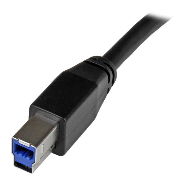 StarTech Active USB 3.0 USB-A to USB-B Cable - M/M - 10m (30ft)