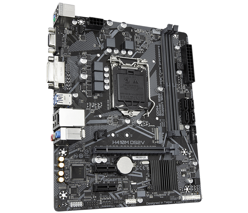 Gigabyte Intel H510M Ultra Durable MB w 6+2 Phases Digital VRM, PCIe 4.0, Realtek 8118 Gaming LAN, Anti-Sulfu
