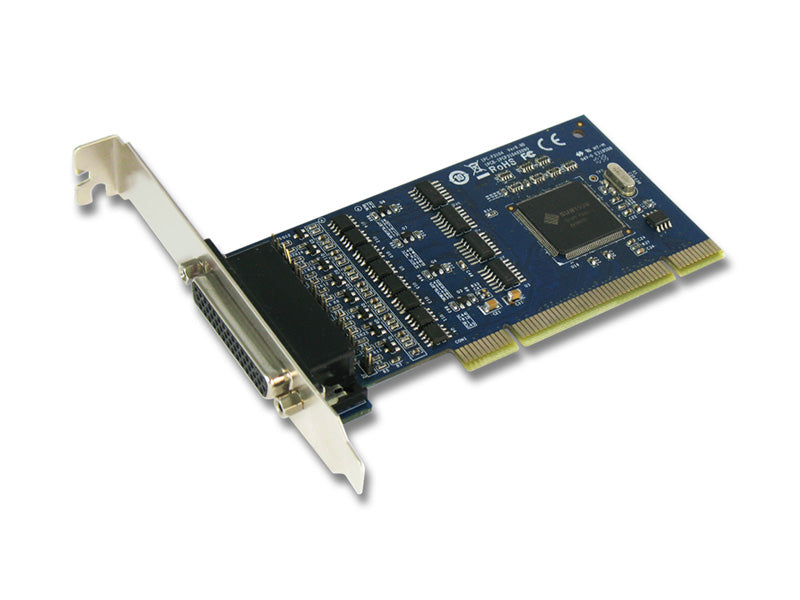 Sunix (LS) Sunix IPCP3104 PCI 4-Port 3 in 1 RS 232/422/485 Card with DB9M connector, Up to 921.6 Kbps Support Windows, Linux, DOS, and UNIX (LS)