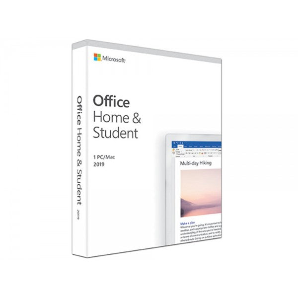 Microsoft MS Office 2019 Home and Student Win English APAC DM 1 License Medialess-contains product key(Retail)