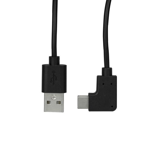 StarTech USB-A to USB-C Cable - Right-Angle - M/M - 1 m (3 ft.) - USB 2.0