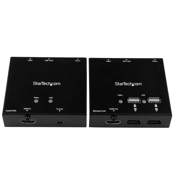 StarTech HDMI over CAT6 Extender with 4-port USB Hub - 165 ft (50m) - 1080p