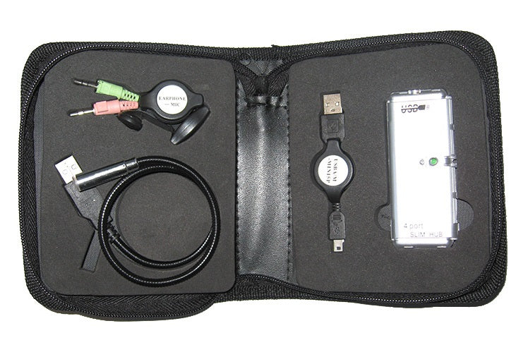Leader Electronics MobilityKit for Nbooks USBHub, Ear&Mic, Light, USBext, free bundle with Leader brand notebook, one p
