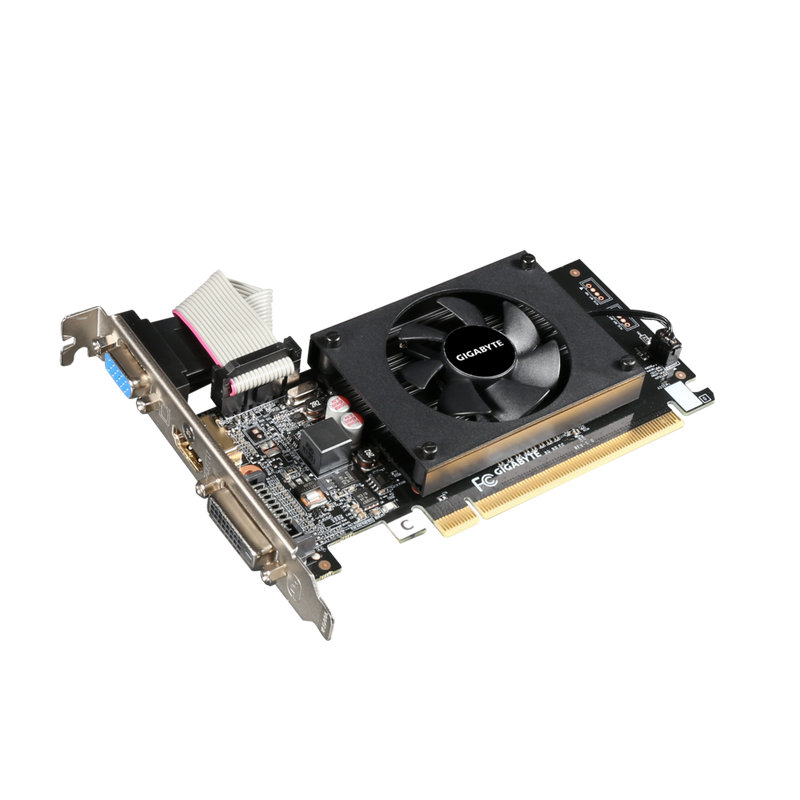 Gigabyte GV-N710D3-2GL graphics card NVIDIA GeForce GT 710 2 GB GDDR3