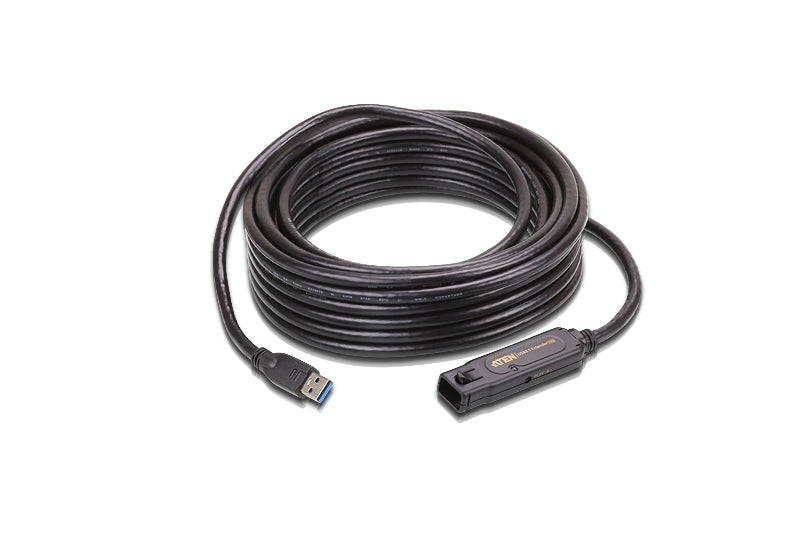 ATEN UE3310-AT-U USB cable 10 m USB 3.2 Gen 1 (3.1 Gen 1) USB A Black