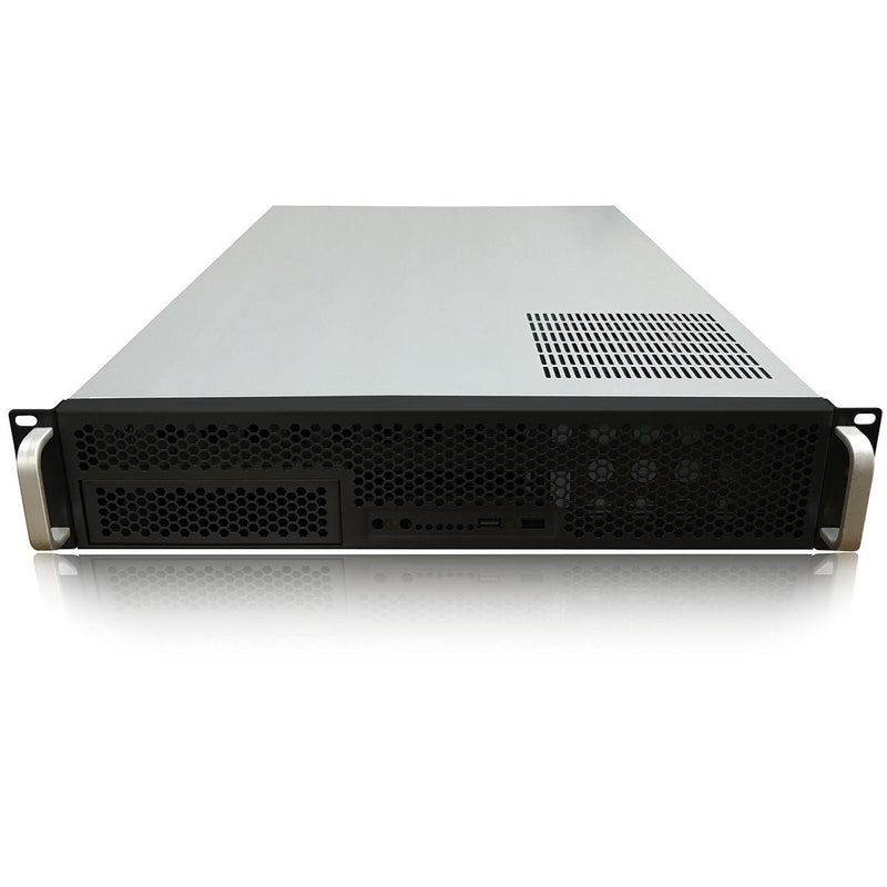 TGC Rack Mountable Server Chassis 2U 650mm Depth, 1x Ext 5.25' Bay, 9x Int 3.5' Bays, 7x Low Profile PCIE Slots, ATX PSU/MB