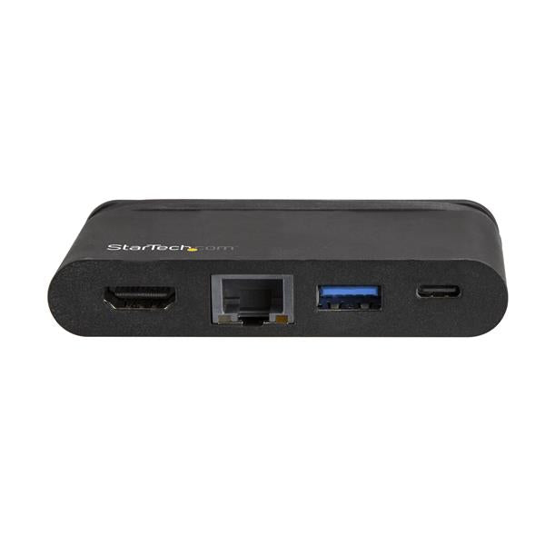 StarTech USB C Multiport Adapter - Portable USB-C Dock with 4K HDMI - 100W PD 3.0 Pass-Through, 1x USB-A, 1x USB-C, GbE - Thunderbolt 3 & USB Type-C Laptop Travel Dock - Mac & Windows