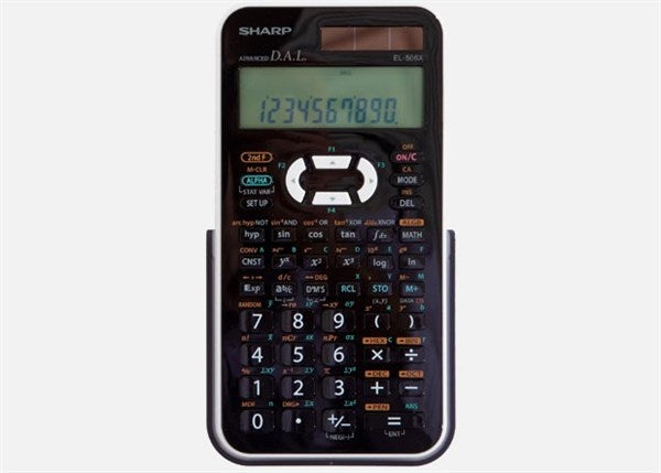Sharp EL506VB calculator Pocket Scientific Black