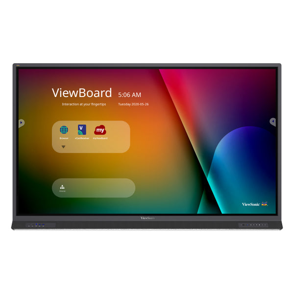 Viewsonic IFP7552-1A interactive whiteboard 190.5 cm (75") 3840 x 2160 pixels Touchscreen HDMI