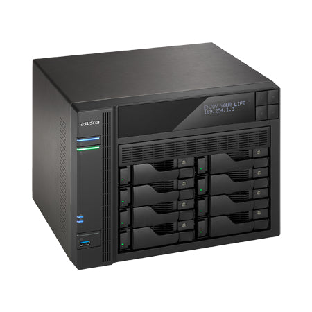 Asustor AS6208T storage server Ethernet LAN Black NAS