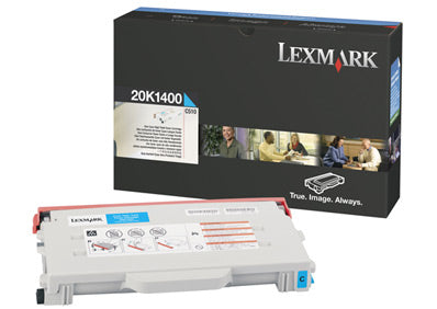 Lexmark 20K1400 toner cartridge Original Cyan 1 pc(s)
