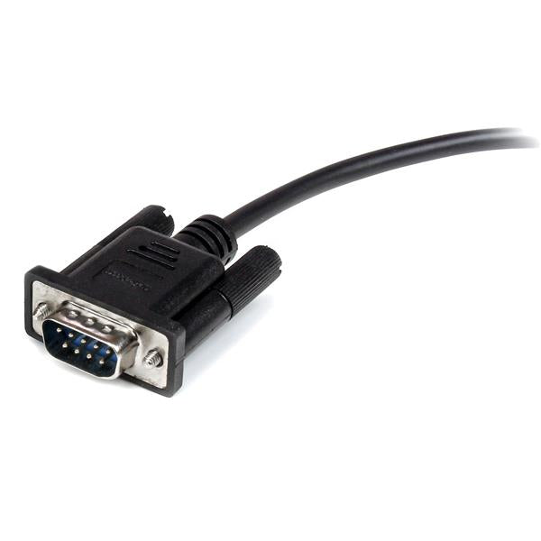 StarTech 2m Black Straight Through DB9 RS232 Serial Cable - M/F