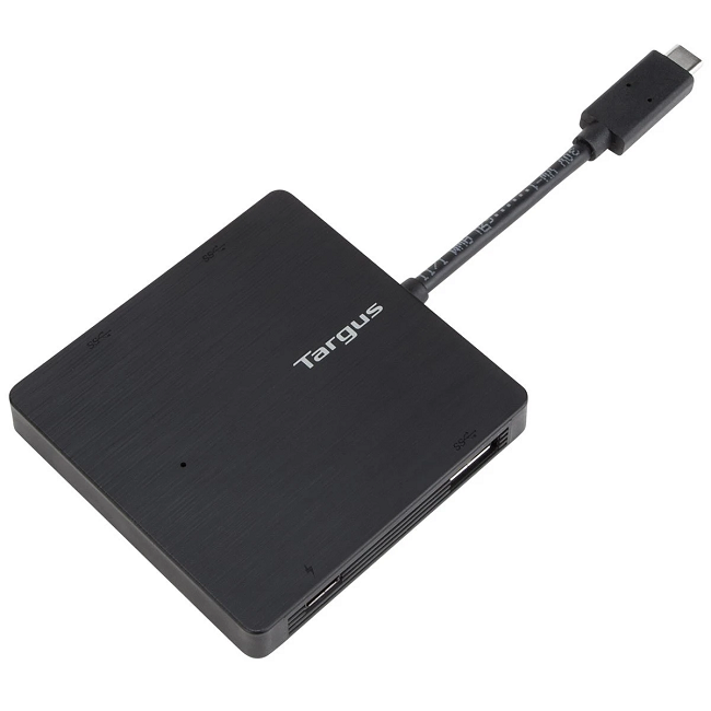 Targus ACH924AU interface hub USB 3.2 Gen 1 (3.1 Gen 1) Type-C 5000 Mbit/s Black