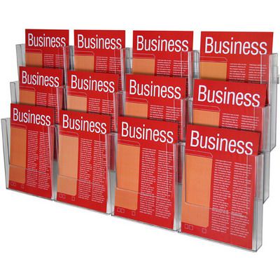 ESSELTE BROCHURE HOLDER WALL SYSTEM A4 3 TIER