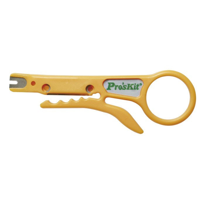 Pro'sKit UTP/STP Cable Stripper - A simple tool for UTP/STP cable stripping. Also a 110 punch down tool