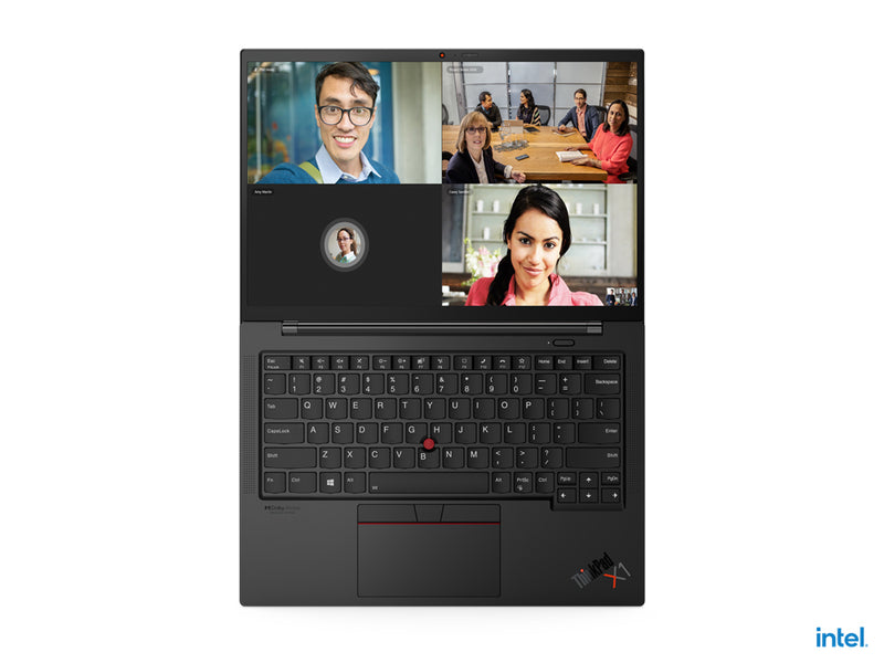 Lenovo ThinkPad X1 Carbon + Bag & Mouse Notebook 35.6 cm (14") Touchscreen WUXGA Intel Core i5 16 GB LPDDR4x-SDRAM 512 GB SSD Wi-Fi 6 (802.11ax) Windows 10 Pro Black