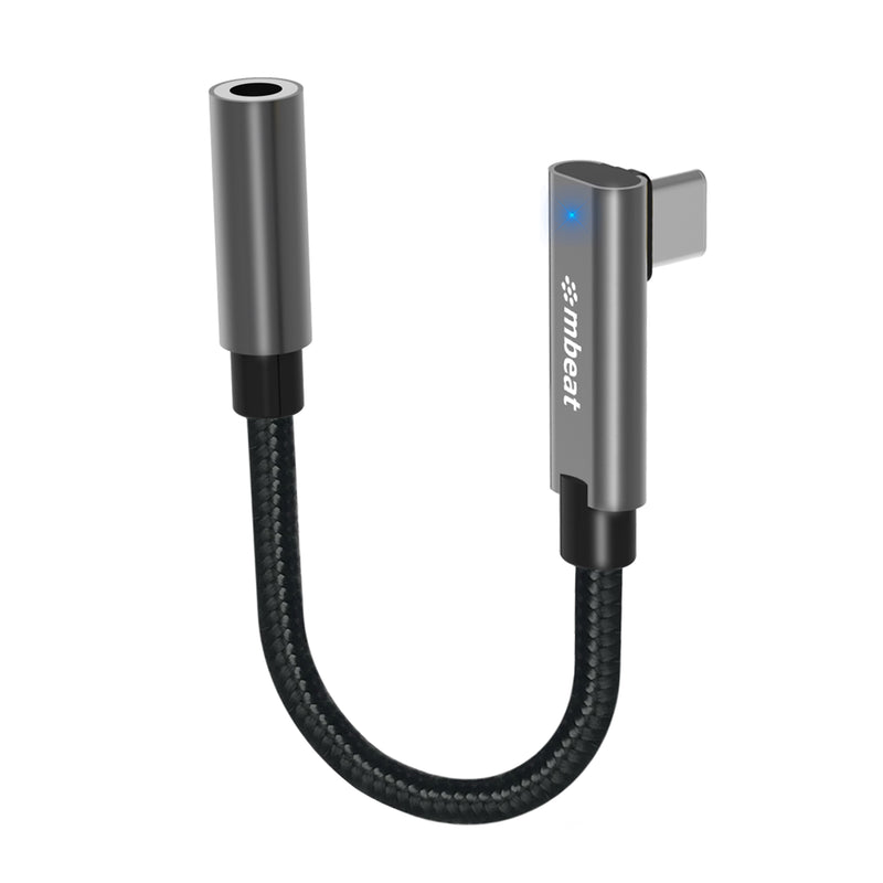 MBeat MB-XAD-C35AUX audio cable 0.15 m 3.5mm USB Type-C Grey