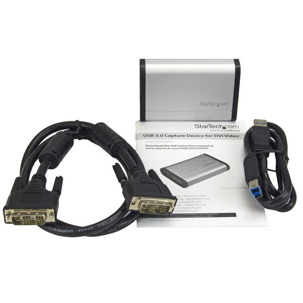 StarTech USB 3.0 Capture Device for High-Performance DVI Video - 1080p 60fps - Aluminum