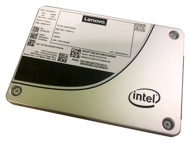 Lenovo 4XB7A13635 internal solid state drive 2.5" 960 GB Serial ATA III 3D TLC NAND